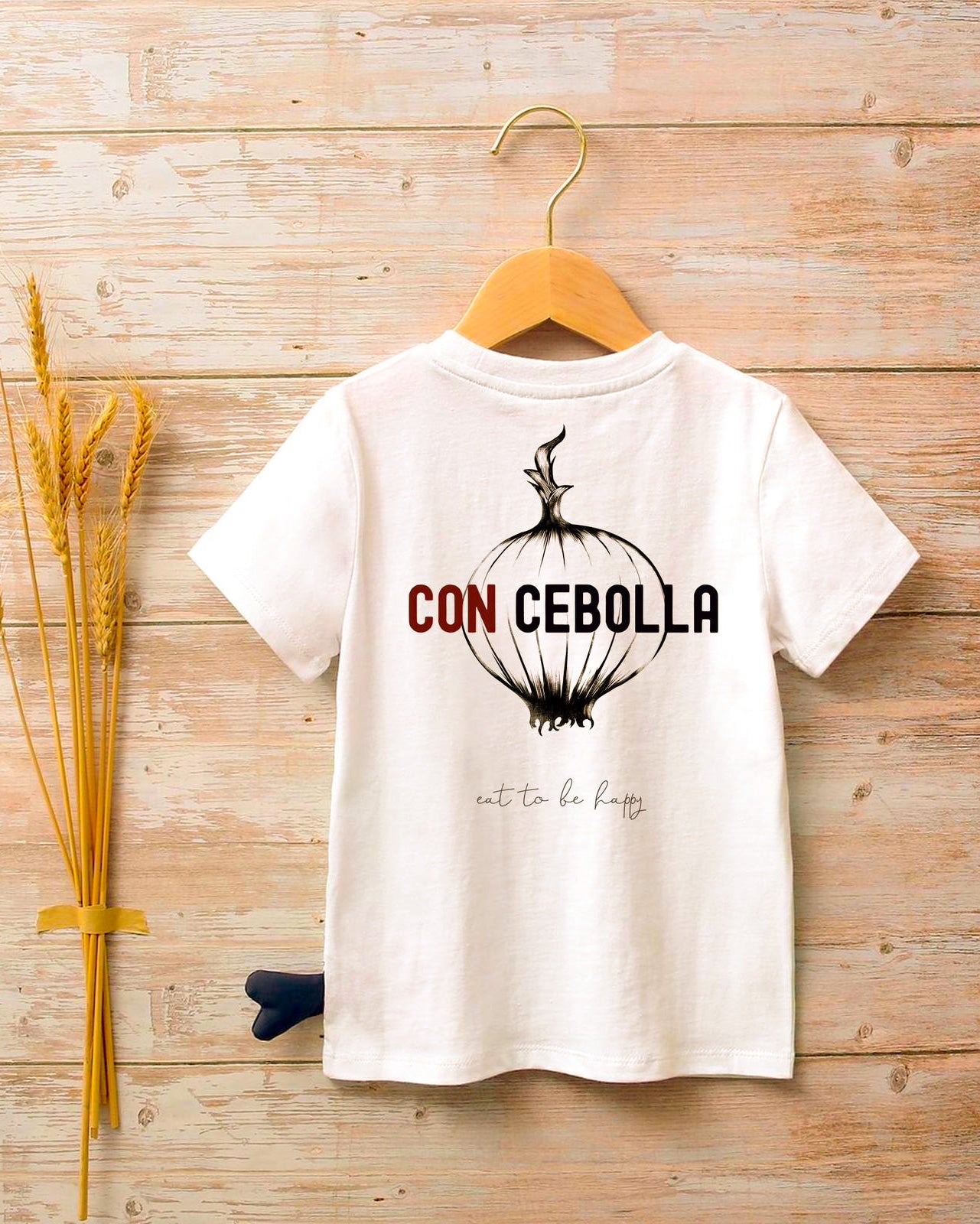Camiseta Con Cebolla algodón 100% orgánico EDICIÓN LIMITADA
