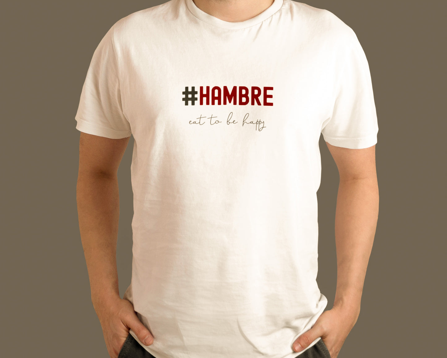 Camiseta HAMBRE algodón 100% orgánico EDICIÓN LIMITADA