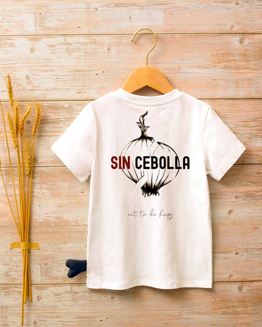 Camiseta Sin Cebolla algodón 100% orgánico EDICIÓN LIMITADA